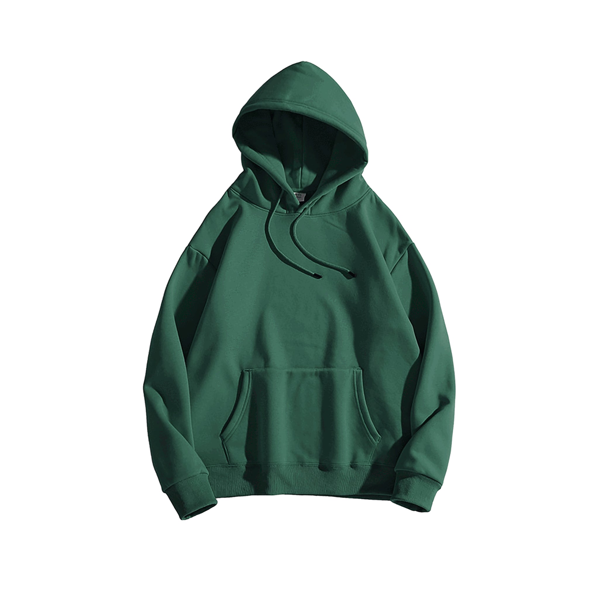 Blanko Hoodie aus Fleece, Unisex, personaliserbar - Green1