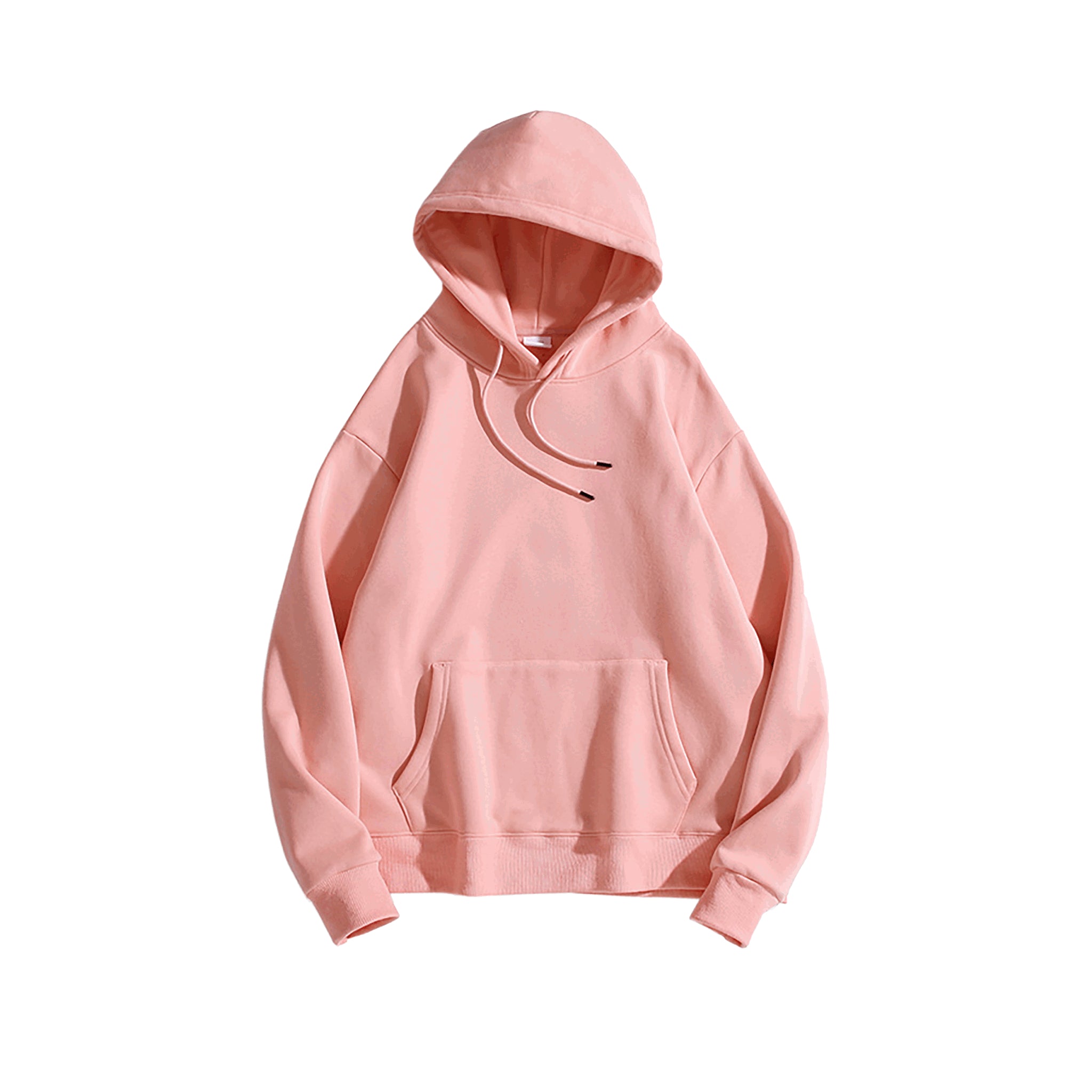 Blanko Hoodie aus Fleece, Unisex, personaliserbar - Pink