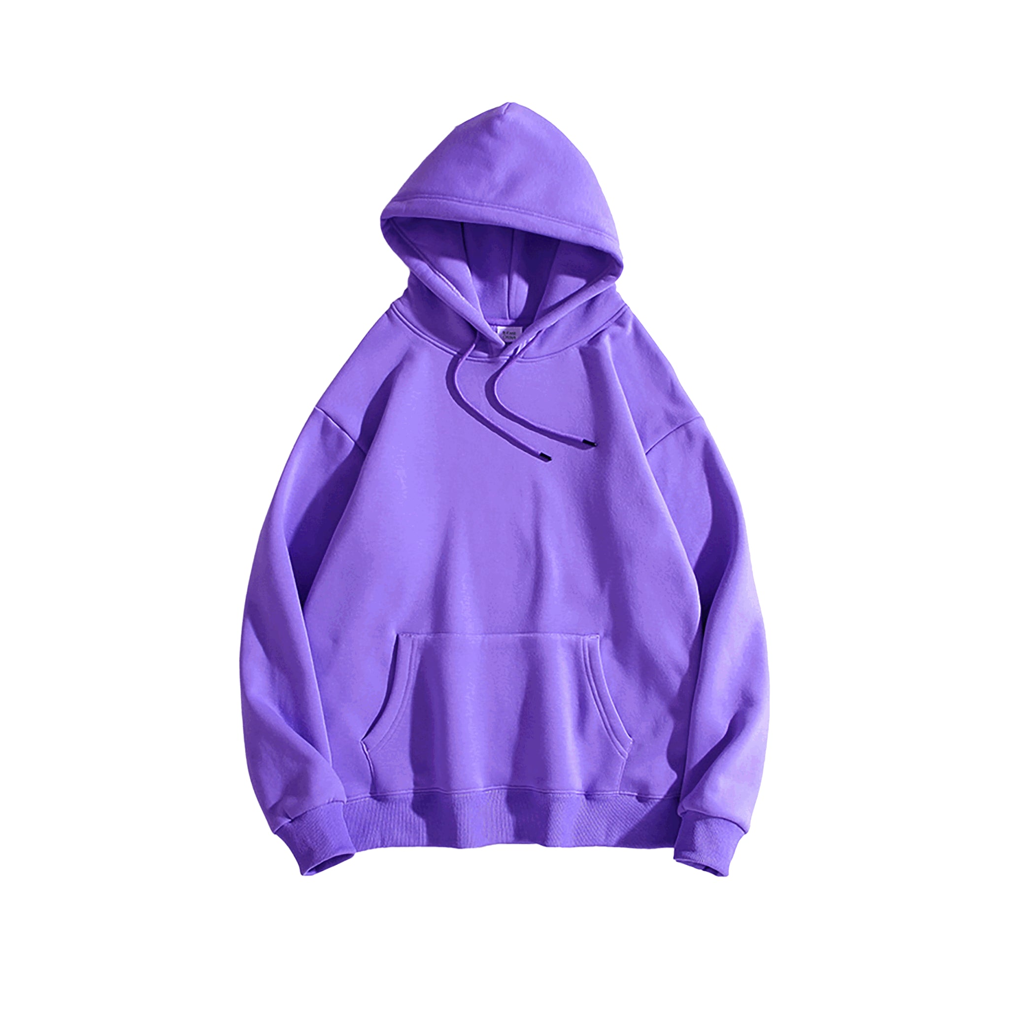 Blanko Hoodie aus Fleece, Unisex, personaliserbar - Purple