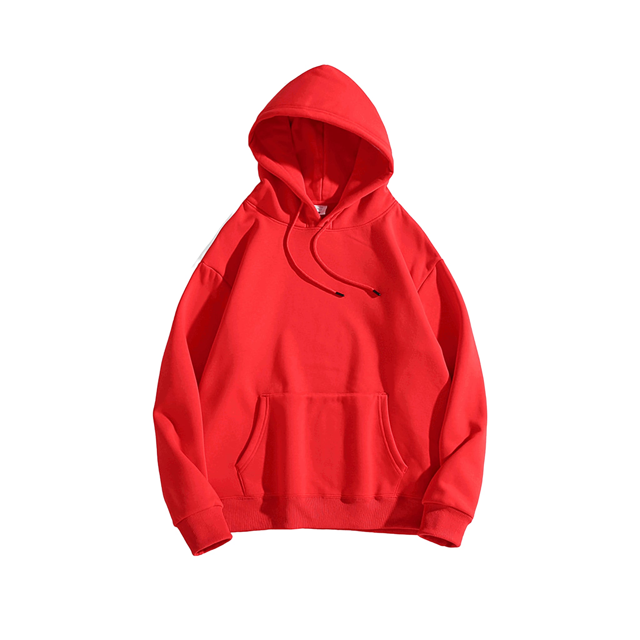 Blanko Hoodie aus Fleece, Unisex, personaliserbar - Red