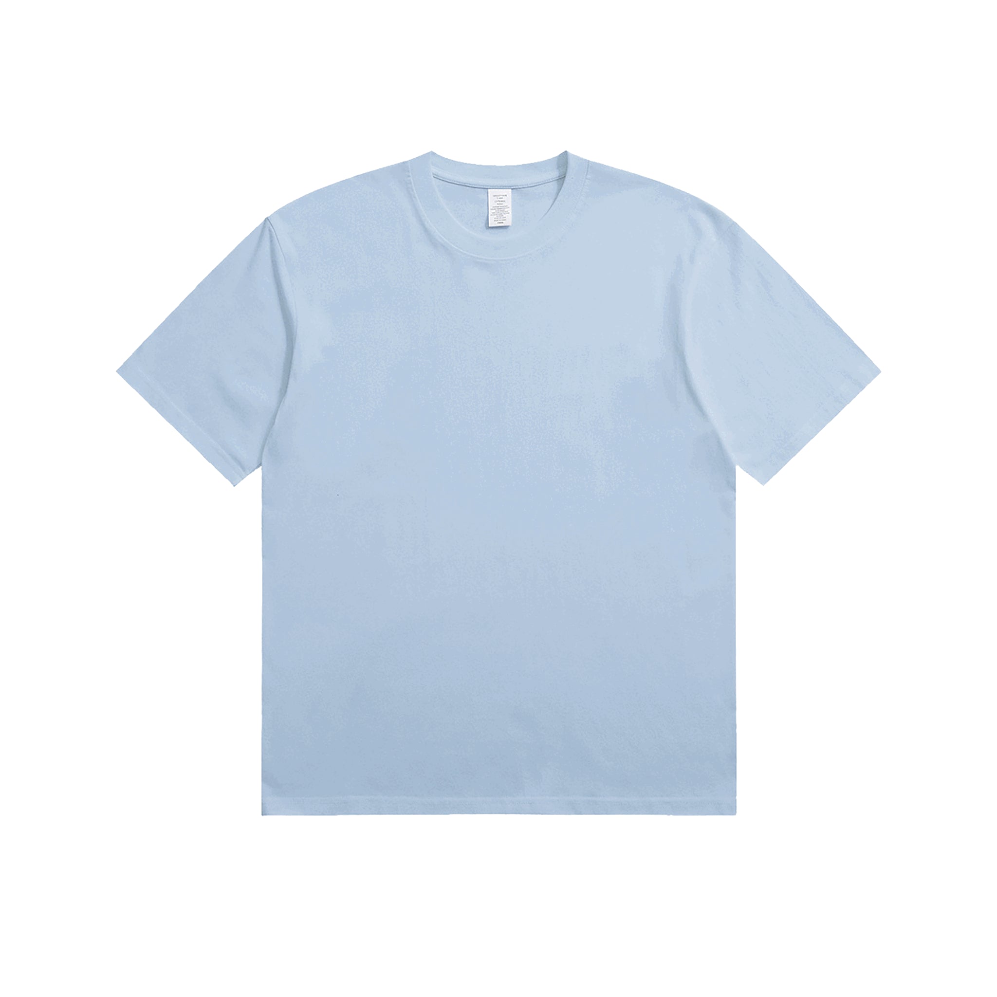 Blanko T-Shirt aus Baumwolle, Unisex, personaliserbar - Blue3