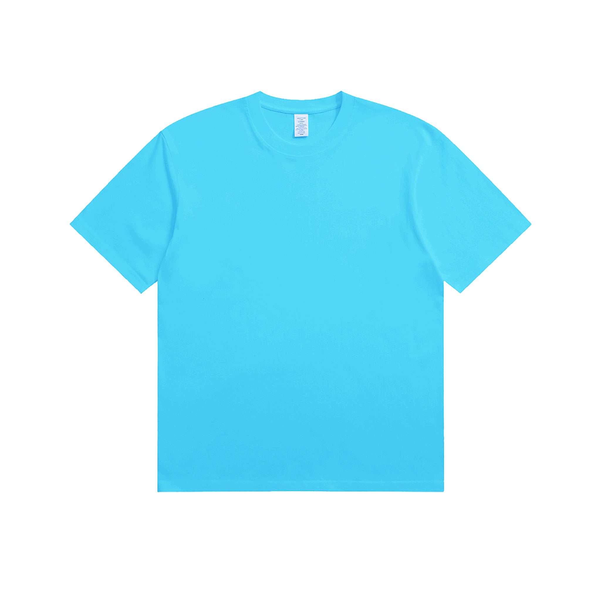 Blanko T-Shirt aus Baumwolle, Unisex, personaliserbar - Blue5