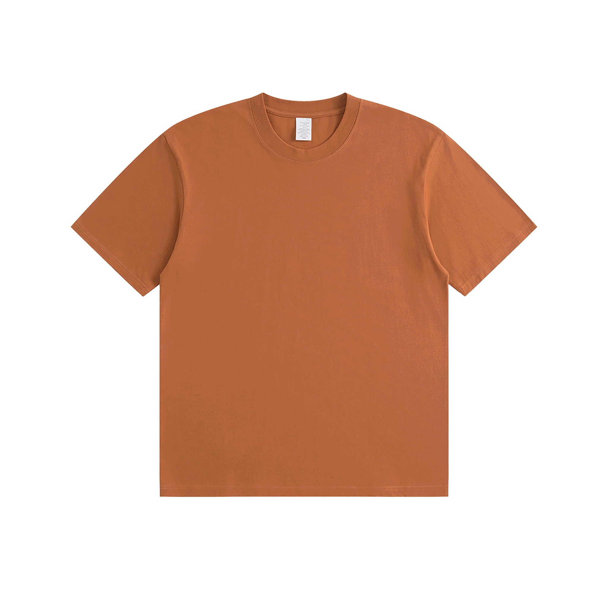 Blanko T-Shirt aus Baumwolle, Unisex, personaliserbar - Brown