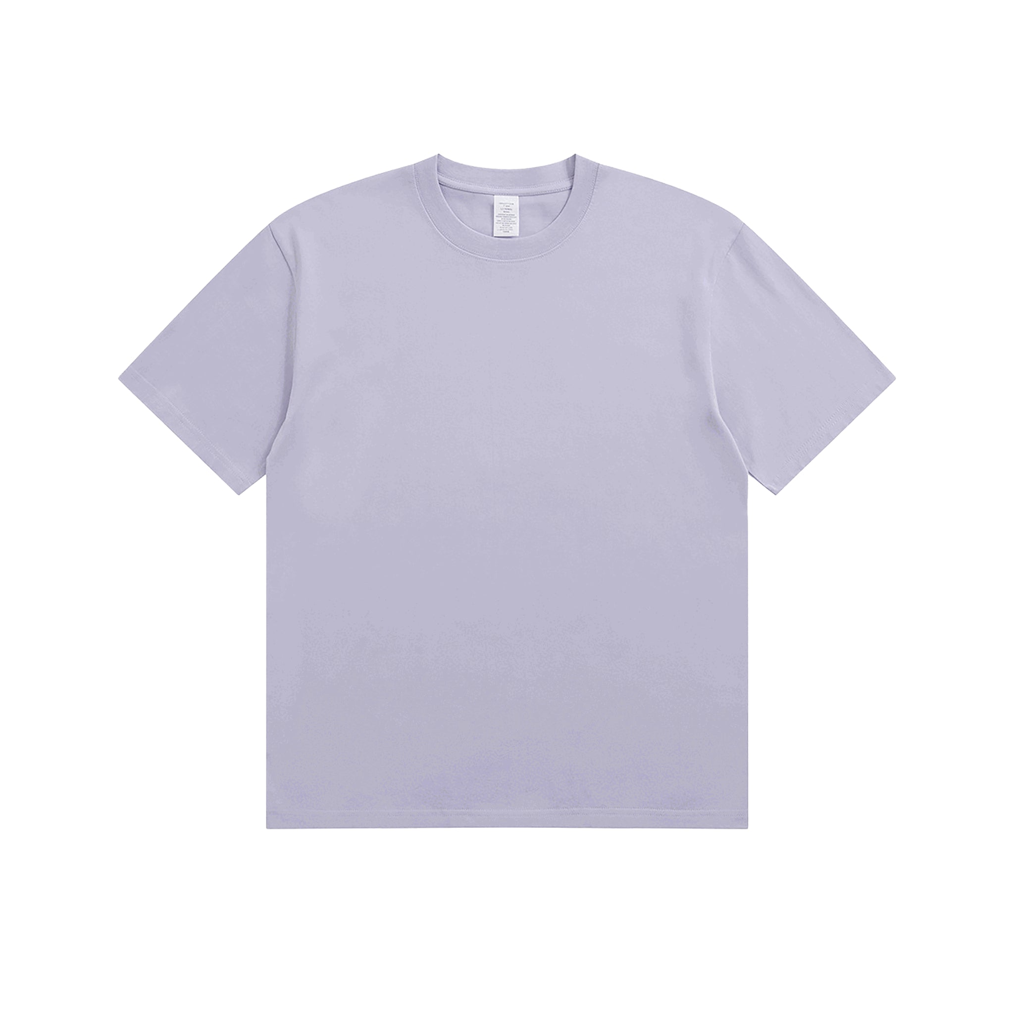 Blanko T-Shirt aus Baumwolle, Unisex, personaliserbar - Lavender