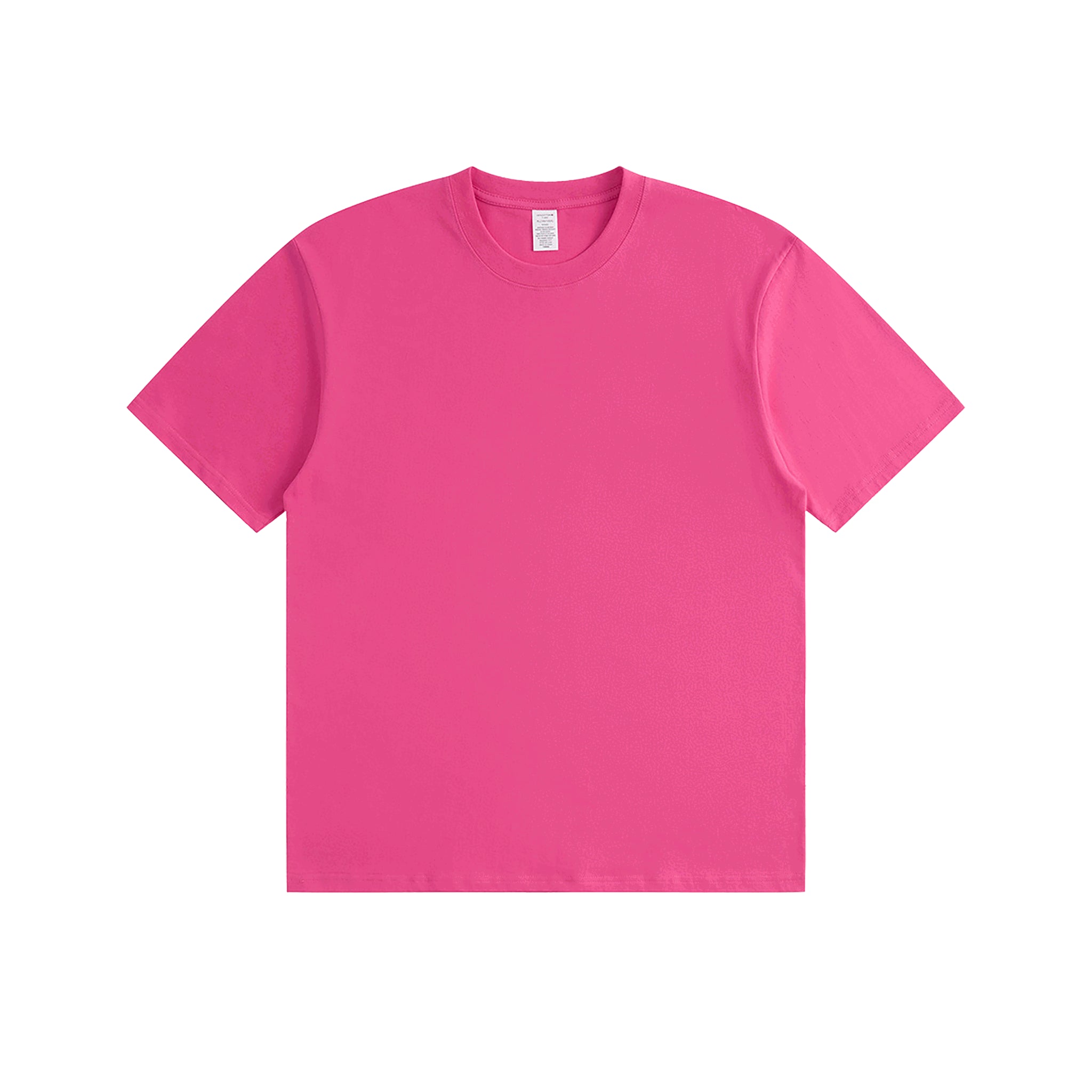 Blanko T-Shirt aus Baumwolle, Unisex, personaliserbar - Pink1