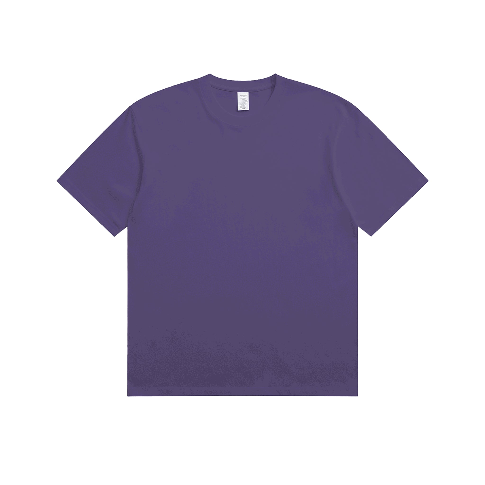 Blanko T-Shirt aus Baumwolle, Unisex, personaliserbar - Purple1