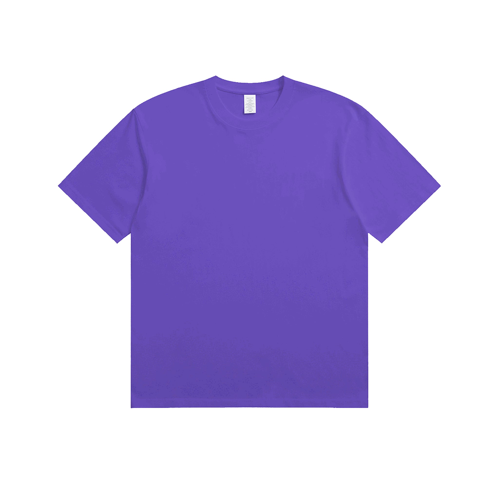 Blanko T-Shirt aus Baumwolle, Unisex, personaliserbar - Purple2