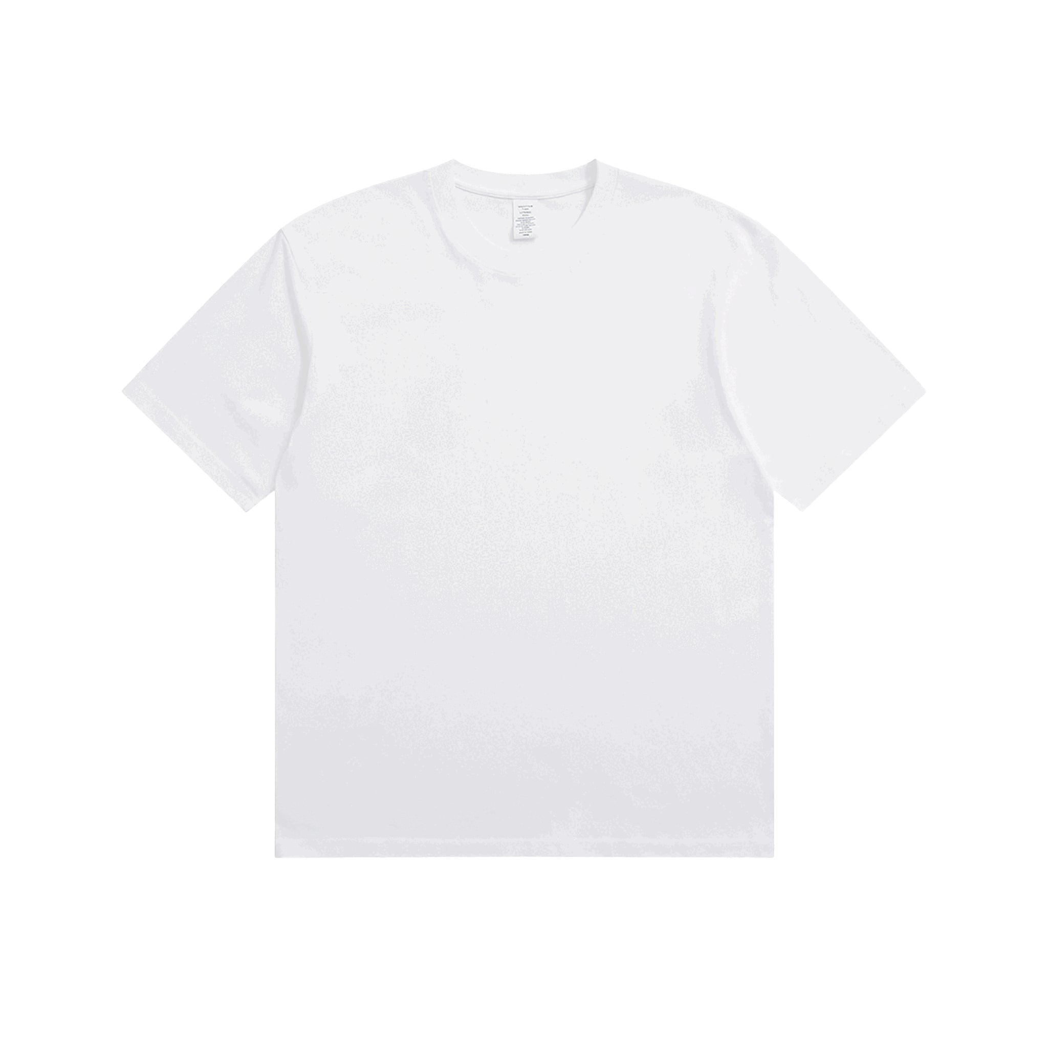 Blanko T-Shirt aus Baumwolle, Unisex, personaliserbar - White