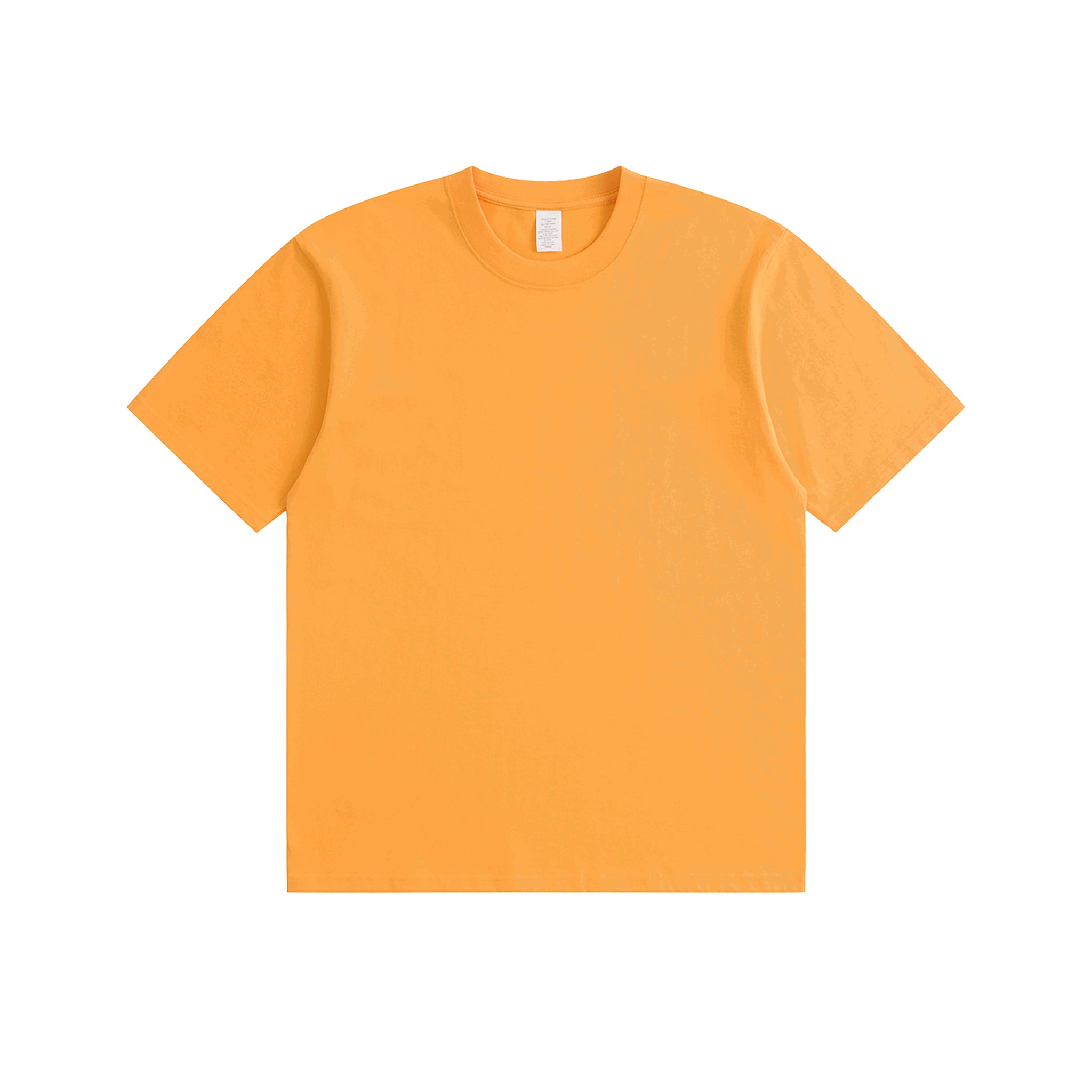 Blanko T-Shirt aus Baumwolle, Unisex, personaliserbar - Yellow