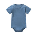 Blanko Baby-Body aus Baumwolle, personaliserbar - Blue