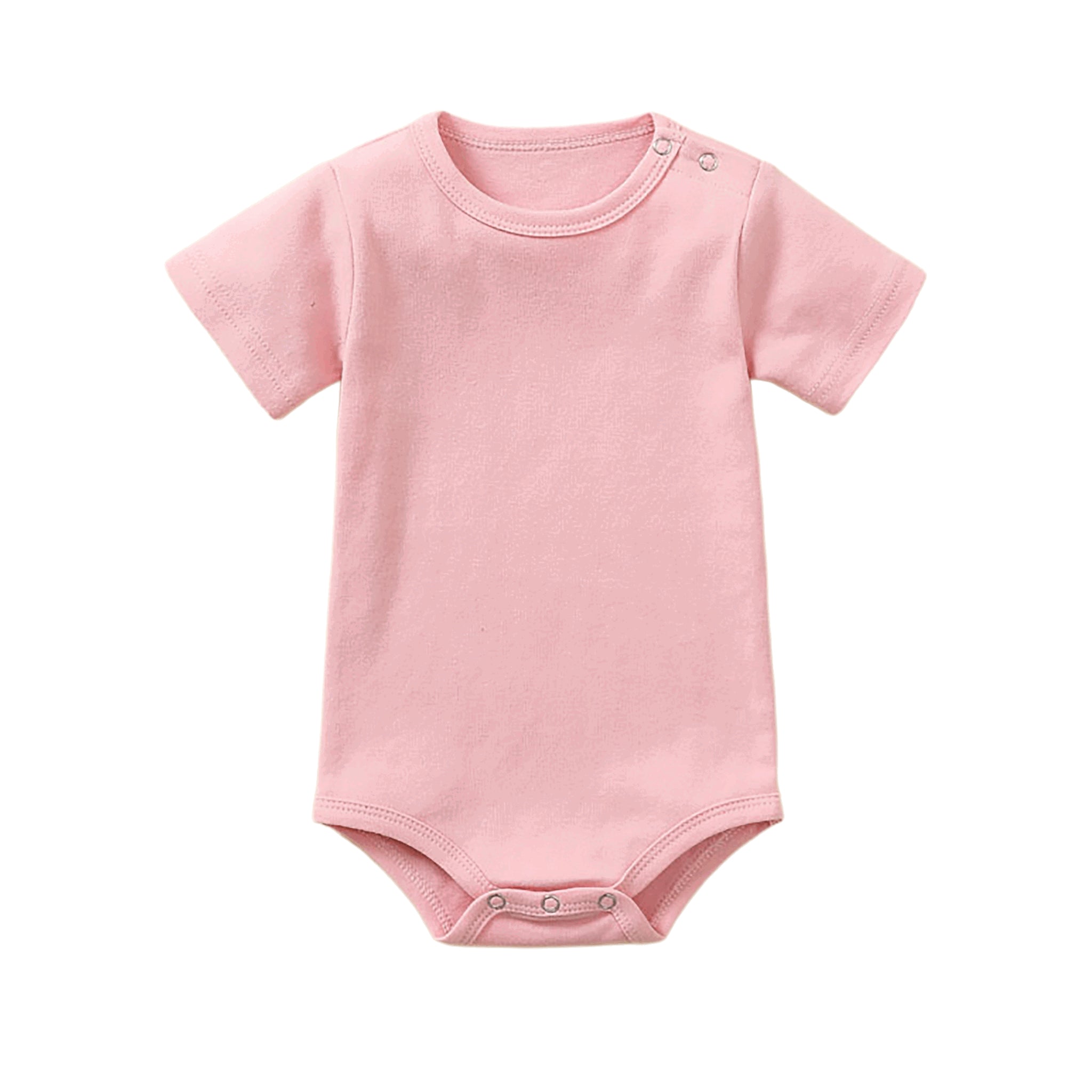 Blanko Baby-Body aus Baumwolle, personaliserbar - Pink
