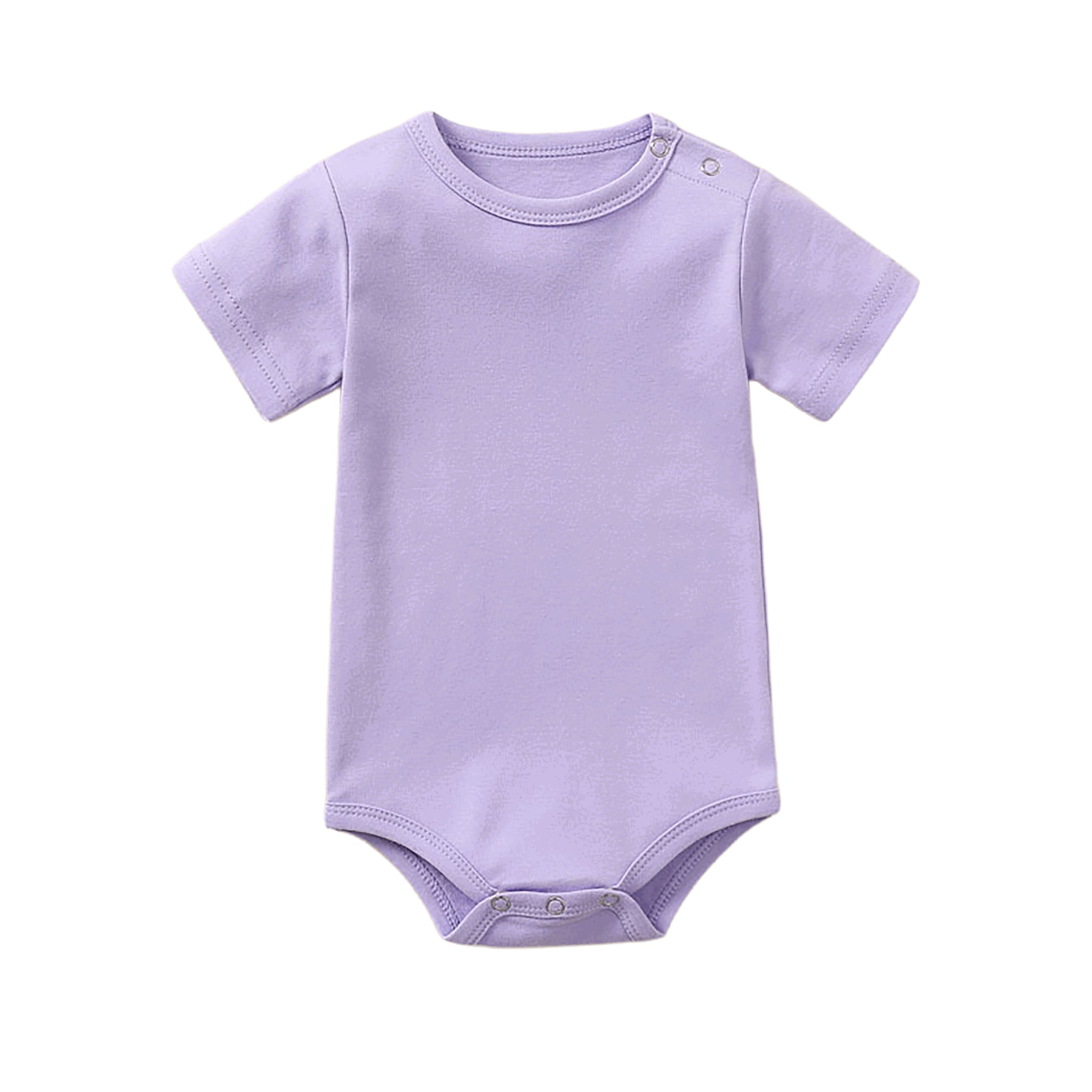 Blanko Baby-Body aus Baumwolle, personaliserbar - Purple