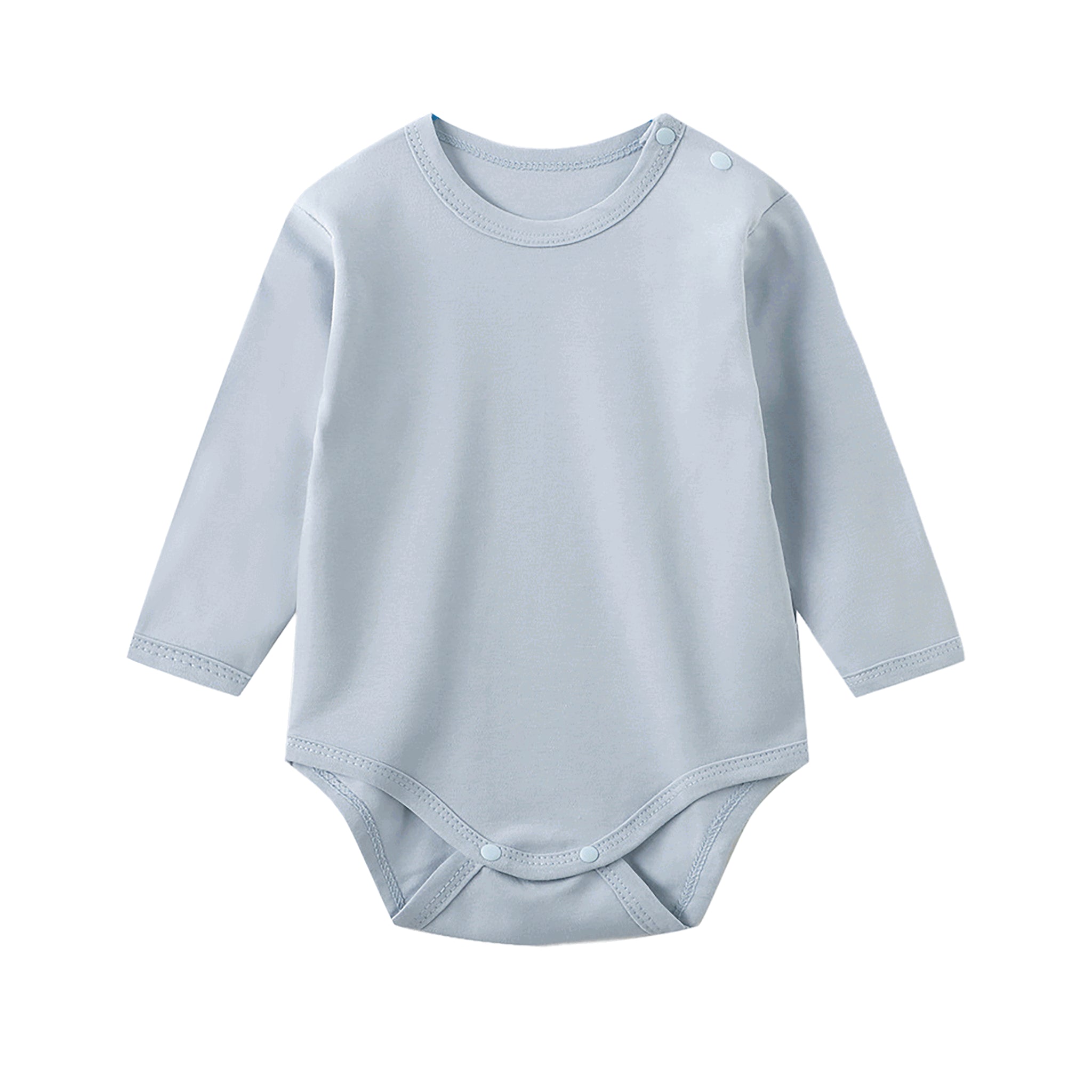 Blanko Baby-Body aus Baumwolle, personaliserbar - Blue