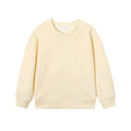 Blanko Kids Crewneck aus Baumwolle, personaliserbar - Beige