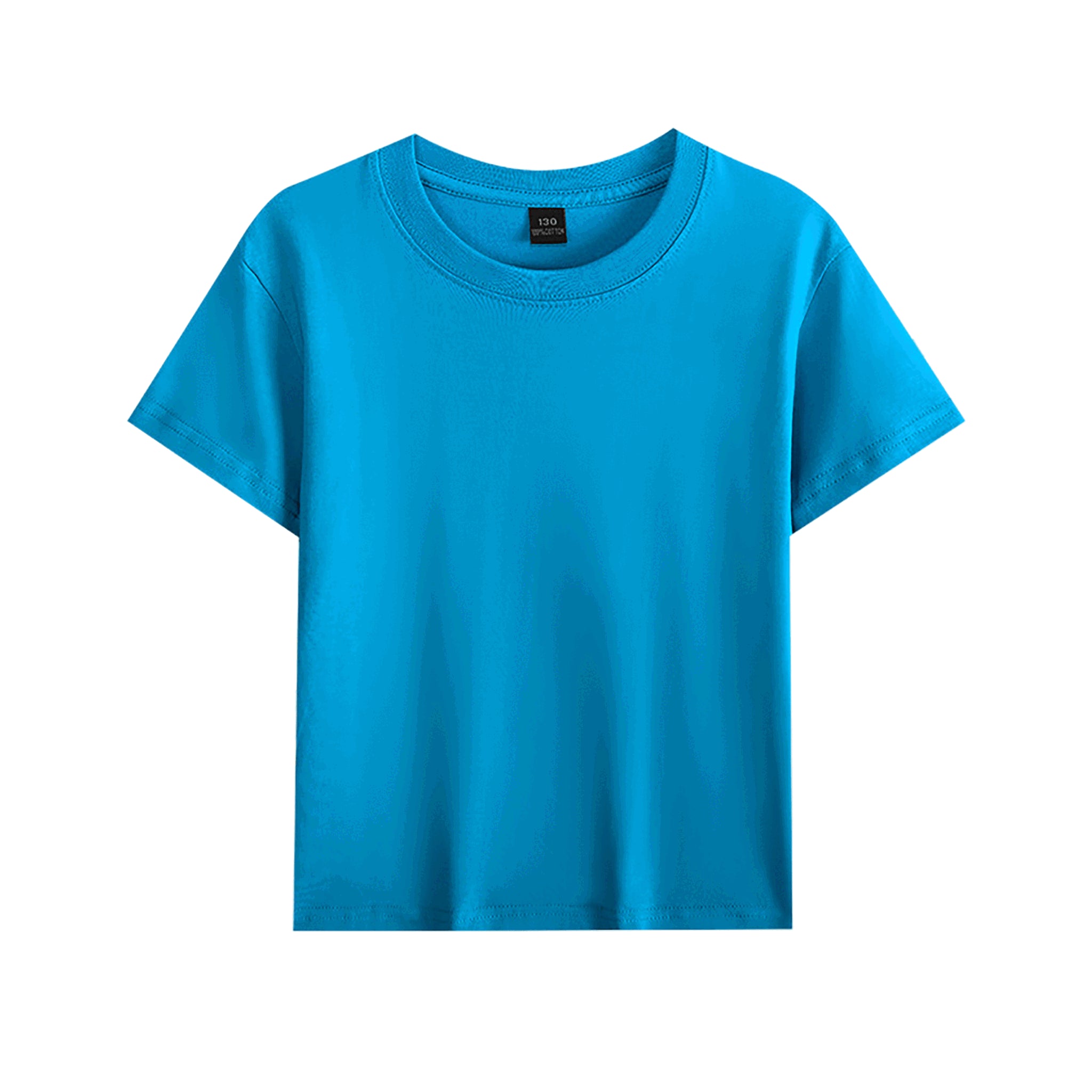 Blanko Kinder-T-Shirt aus Baumwolle, personaliserbar - Blue2