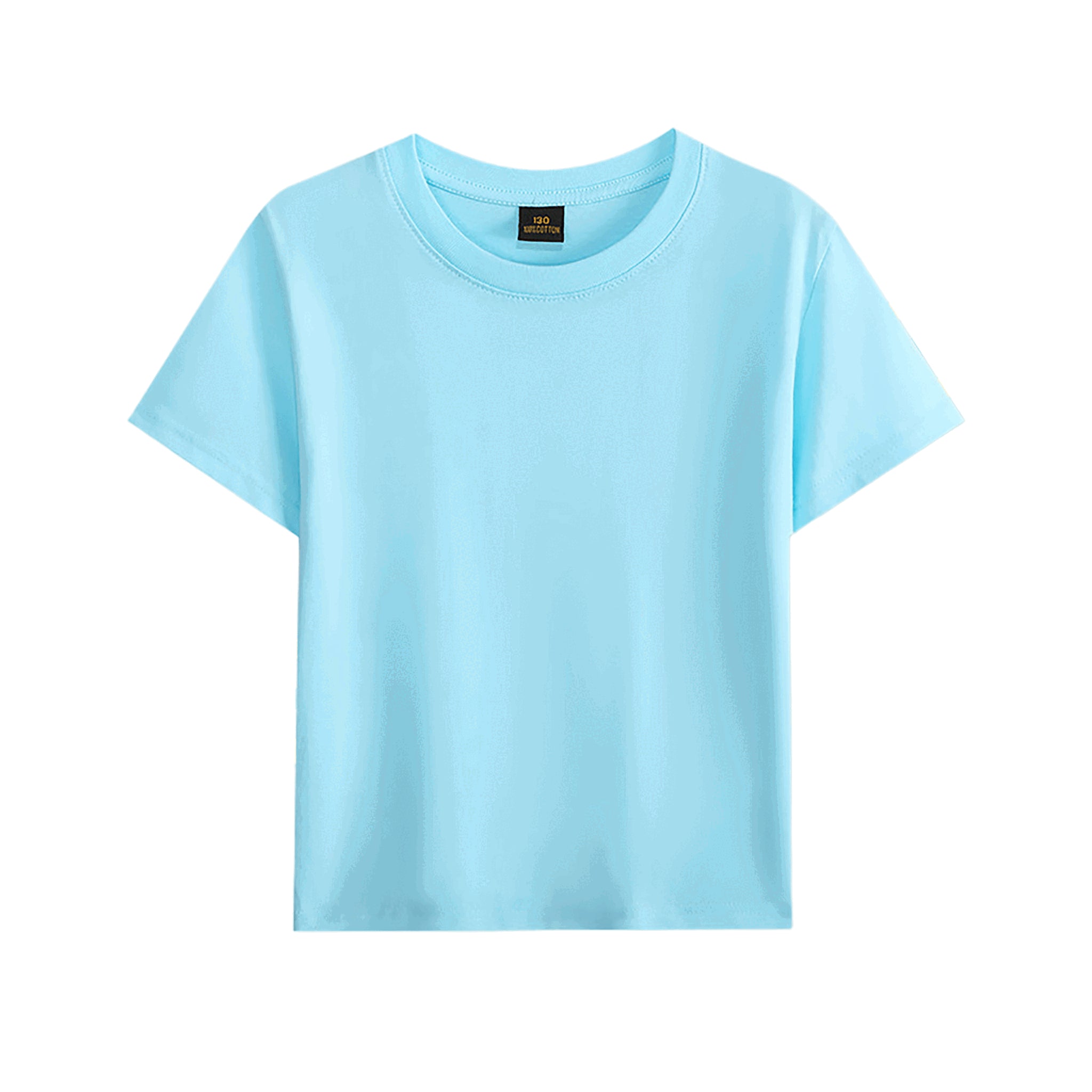 Blanko Kinder-T-Shirt aus Baumwolle, personaliserbar - Blue3