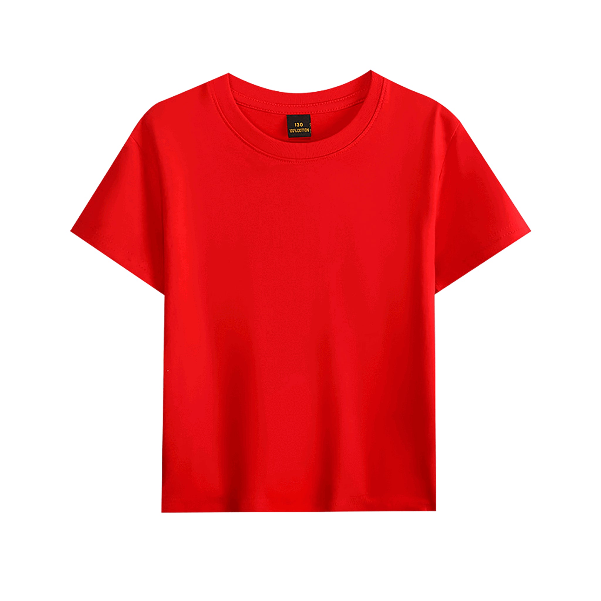 Blanko Kinder-T-Shirt aus Baumwolle, personaliserbar - Red