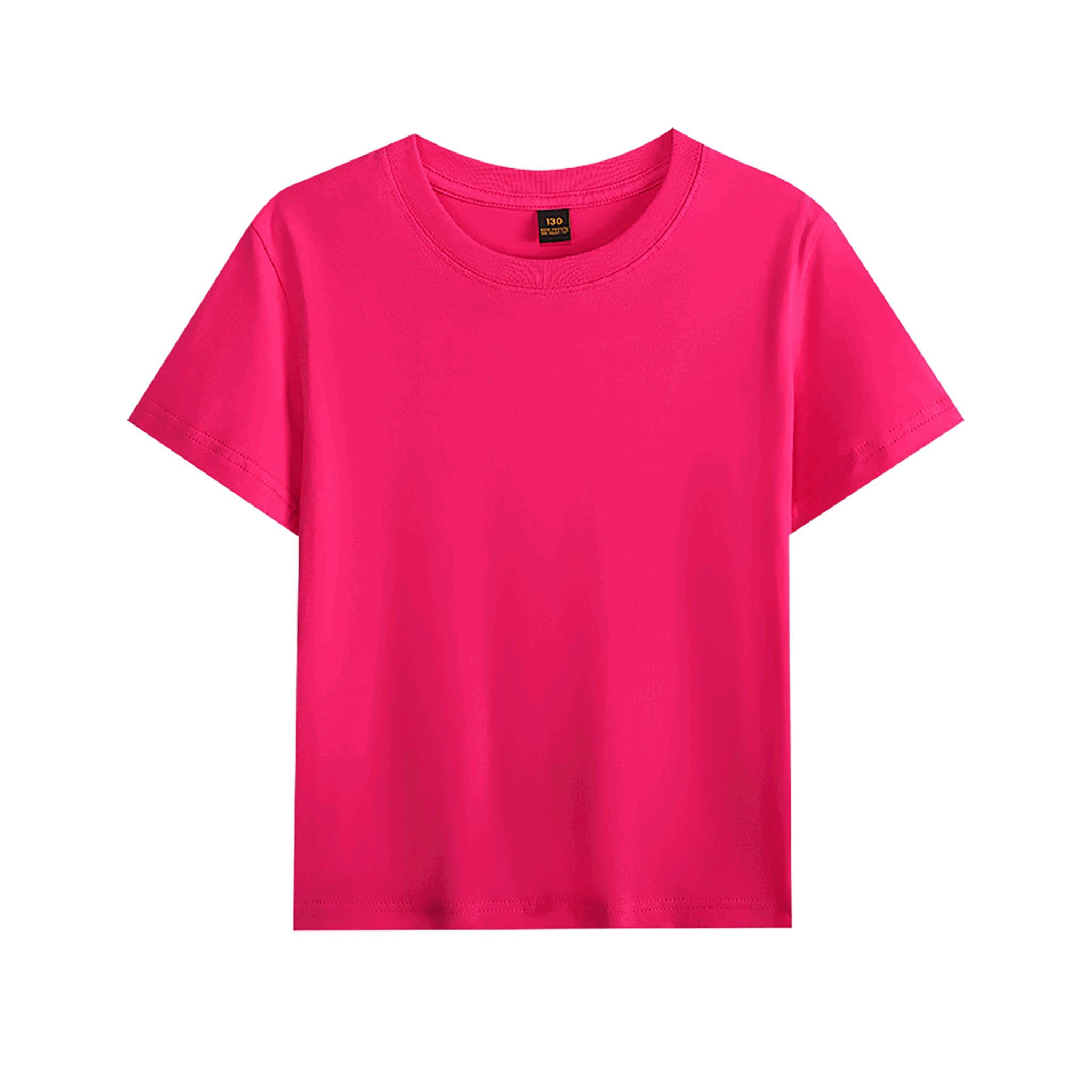 Blanko Kinder-T-Shirt aus Baumwolle, personaliserbar - RoseRed1