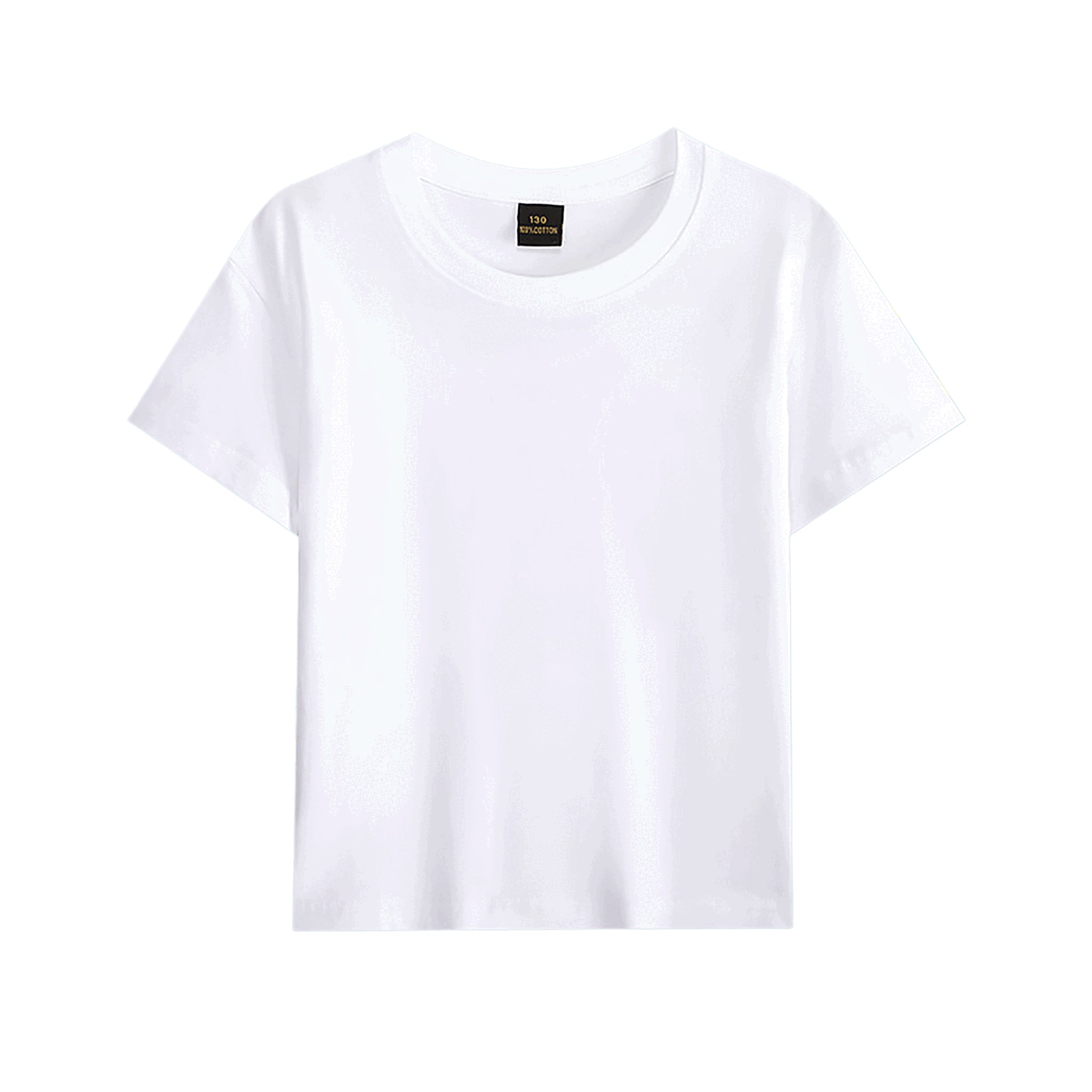 Blanko Kinder-T-Shirt aus Baumwolle, personaliserbar - White