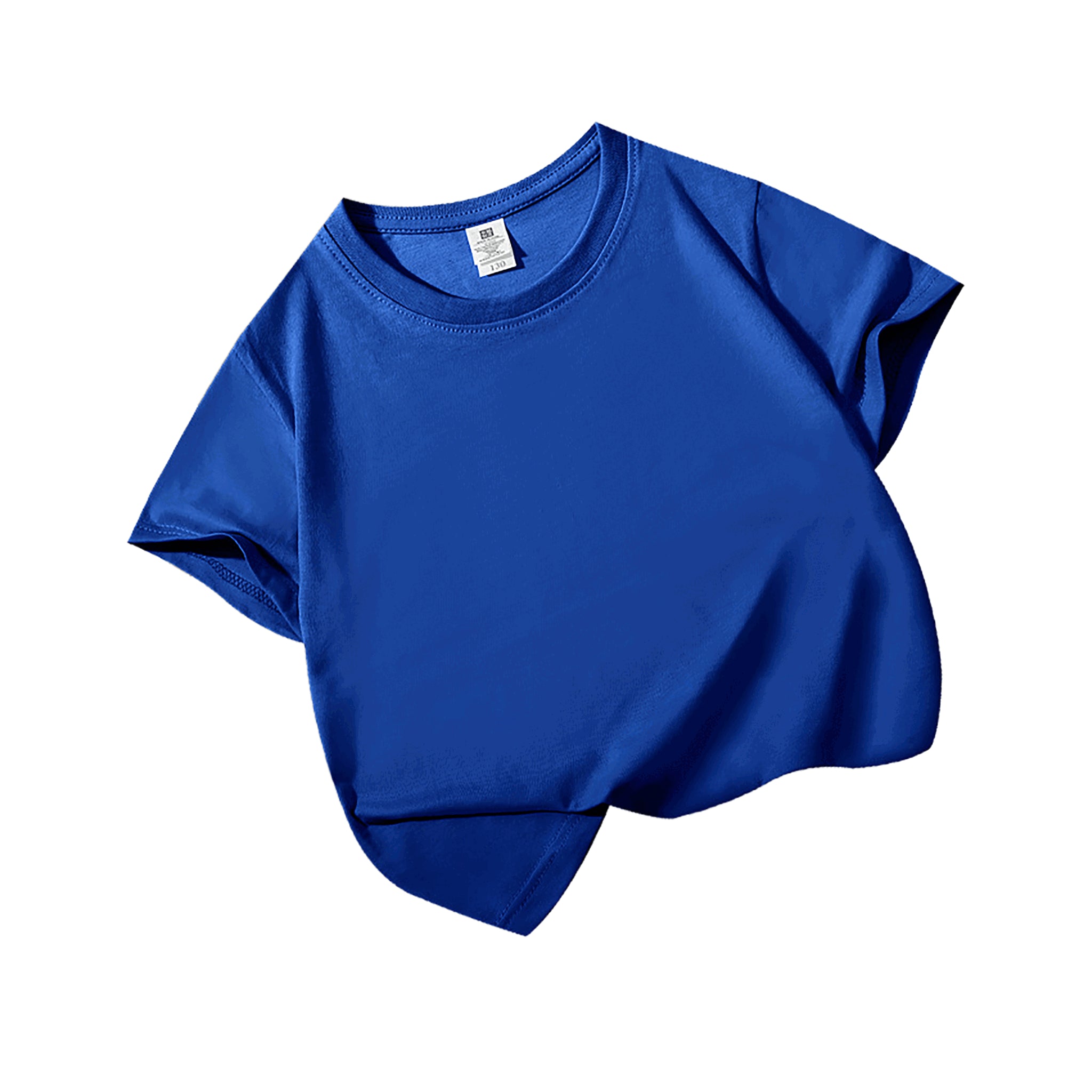Blanko Kinder-T-Shirt aus Baumwolle, personaliserbar - Blue1