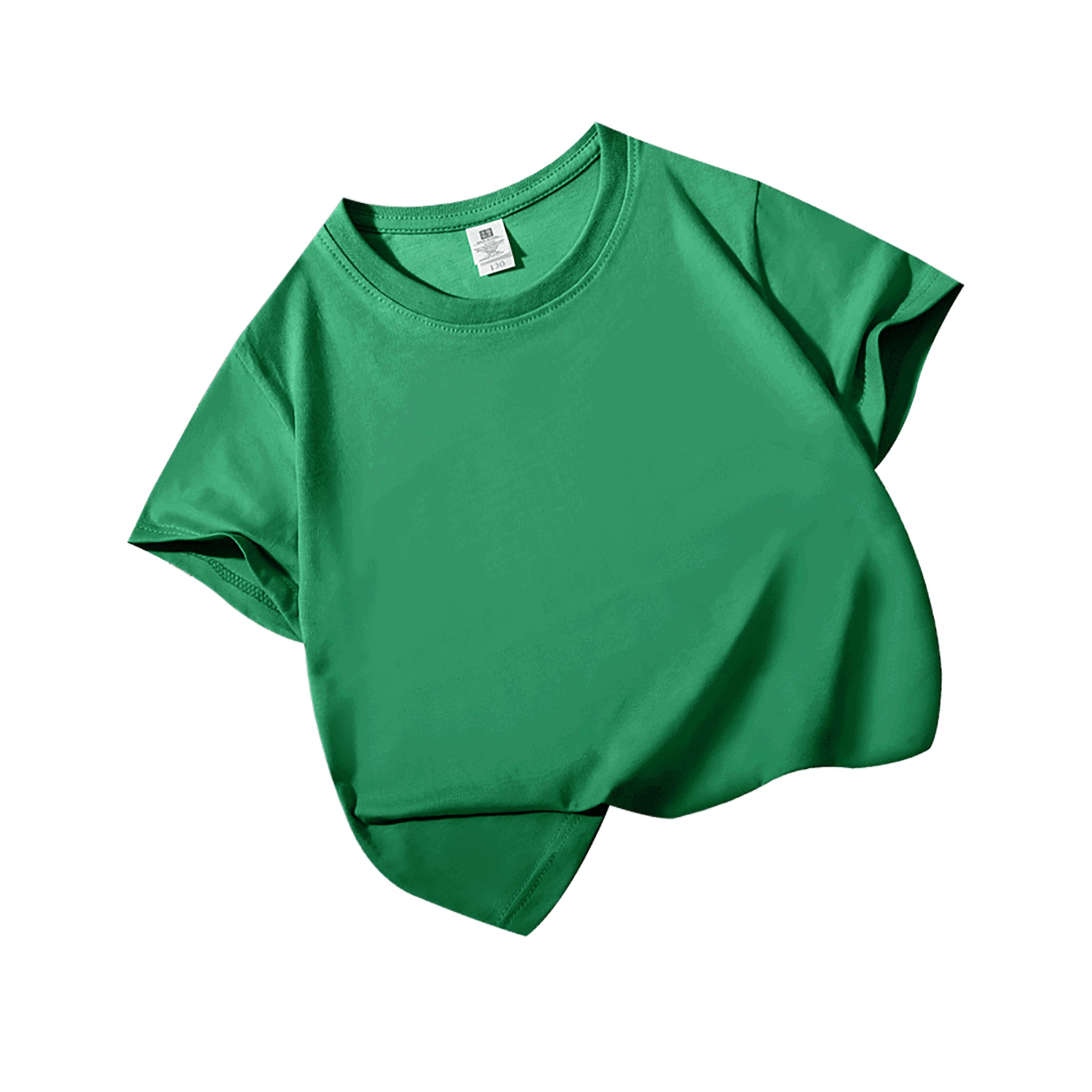 Blanko Kinder-T-Shirt aus Baumwolle, personaliserbar - Green