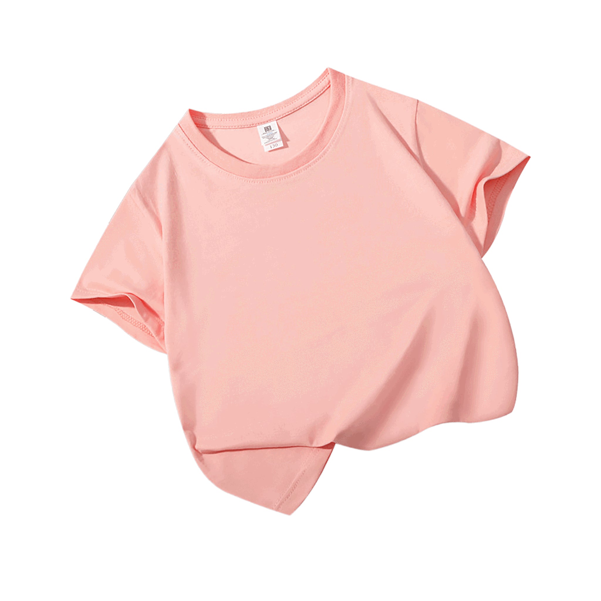 Blanko Kinder-T-Shirt aus Baumwolle, personaliserbar - Pink1